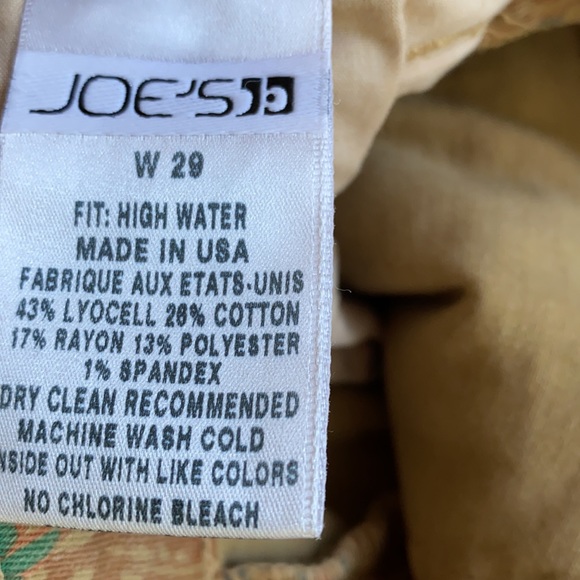 Joe's Jeans Brown Patterned Skinny Jeans in Sepia Size 29 - Picture 5 of 5